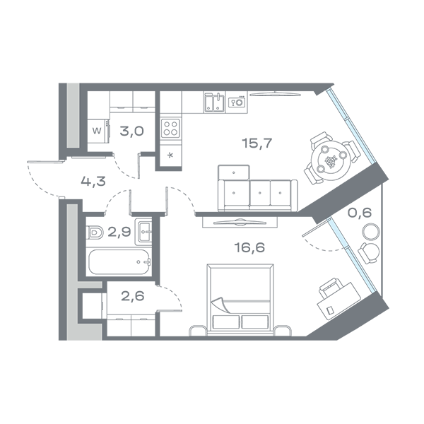 ЖК «Дом горизонтов», Москва | Жилой комплекс «Дом горизонтов» в Крылатском, Touch