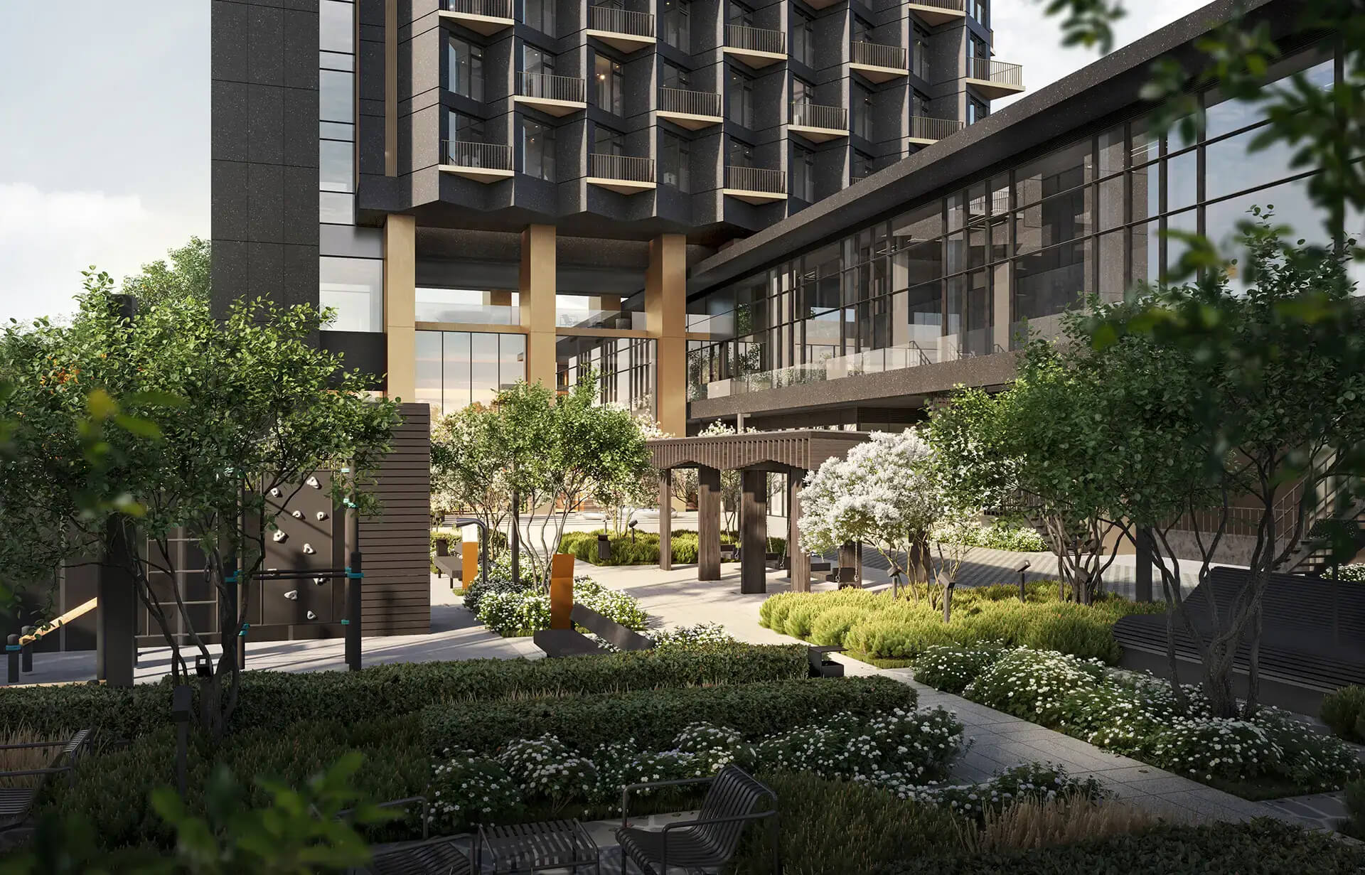 Благоустройство ЖК «Дом горизонтов»